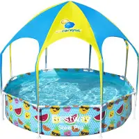 Bestway Steel Pro UV Careful Aufstellpool für Kinder 244x51 cm