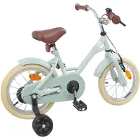 vidaXL Kinderfahrrad 14 Zoll für 3-5 Jahre alt Hellgrün
