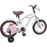 vidaXL Kinderfahrrad 16 Zoll für 4-6 Jahre alt Hellgrün