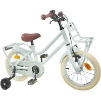 vidaXL Kinderfahrrad 14 Zoll für 3-5 Jahre alt Hellgrün