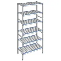 Tournus Ausstattung Regal mit herausnehmbaren Clayettes 6 Ebenen 205 x 99,2 x 40 cm - ALL0992