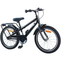 vidaXL Kinderfahrrad 20 Zoll für 6-11 Jahre alt Schwarz