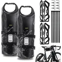 Merkloos Vorderradtasche 4,5 l, 2 Stk., wasserdichtes Nylon, für MTB Fahrräder
