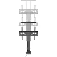Equip 37" - 65" motorisierter TV-Lift, Fernbedienbar, einbaubar, 94 cm (37"), 165,1 cm (65"), 200 x 200 mm, 600 x 400 mm, Aluminium, Kunststoff, Stahl, Schwarz
