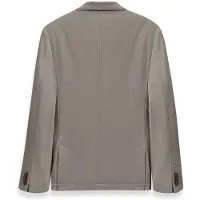 Bugatti Sakko "Modern Fit", Herren, Gr. 58, grau (250, grau), 37% Polyester, 37% Viskose, 15% Wolle, 8% Polyamid, 3% Elasthan, unifarben, normal, Manschette, Sakkos Sakko, Jersey Stretch mit Taschen