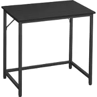 Vasagle Schreibtisch Computertisch schmaler Bürotisch 80x50x75cm schwarz