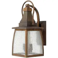 HINKLEY Elstead Montauk Außen-Wandleuchte E14 2-fach 44cm Siena IP44