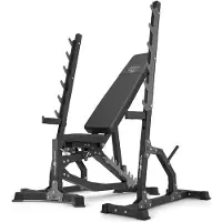 Marbo-sport Marbo Sport - Set MS8_2.0 | Doppelseitig verstellbare Hantelbank + Multilevel-Ständer (2 Stück)
