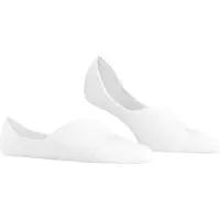 Falke Step High Cut Damen Füßlinge, 35-36, Weiß, Uni, Baumwolle