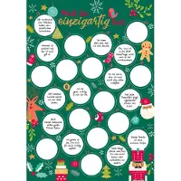 Sonstige Verlage Weil du einzigartig bist - Der Rubbel-Adventskalender für Mädchen