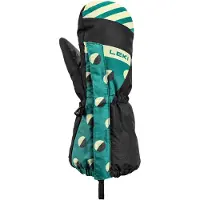 LEKI Little Paw Mitten Long black-medium green (4) 4.0
