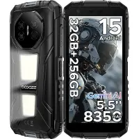 Doogee Fire 3 Max Outdoor Smartphone Handy, 4G, IP68/IP69K, 5,5" HD+, 48MP, 8350mAh, 18W, 32+256GB, NFC, Fingerabdruck, ohne Vertrag