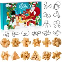 Merkloos Elzusha - Adventskalender mit Puzzle, 24 Tage voller Spaß
