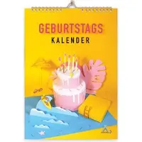 Sonstige Verlage Immerwährender Geburtstagskalender für Geburtstage und Jubiläen mit genügend Platz für alle Namen