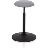 Hjh OFFICE BALANCE SIT - Arbeitsstuhl Arbeitshocker Grau