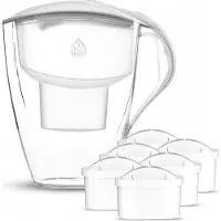 Dafi Krug mit Wasserfilter Omega Weiß 4 L manuell 6 Xunimax XNQ-461LC 2 l