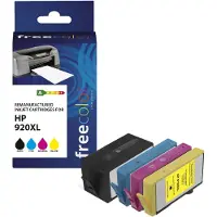 Freecolor K10319F7, High (L) Yield, Schwarz, Cyan, Magenta, Gelb, 50 ml, 12 ml, 4 Stück(e), Kombi-Packung