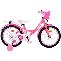 Volare Ashley Kinderfahrrad - Mädchen - 18 Zoll - Rosa/Rot