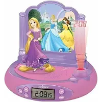 Disney Princess Rapunzel 3D Projektionswecker mit Sounds