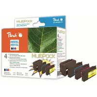 Peach 317248, Schwarz, Cyan, Magenta, Gelb, Tinte auf Pigmentbasis, Tinte auf Pigmentbasis, 4 Stück(e), Multipack