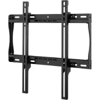 Peerless SmartMount Universal Flat Wall Mount SF640P - Befestigungskit (Wandplatte, Klammer) - für LCD-Display - Schwarz - Bildschirmgröße: 81.3-127 cm (32"-50") - Montageschnittstelle: 400 x 400 mm