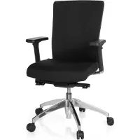 Hjh OFFICE ASTRA BASE - Profi Bürostuhl Schwarz