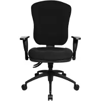 Topstar WELLPOINT 30 K2 - Profi Bürostuhl Schwarz Stoff