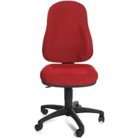 Topstar Bürostuhl Wellpoint 10, 8050 BC1 Stoff rot, Gestell schwarz