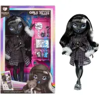 Rainbow High Shadow High Fashion Doll Girls' Night - Shanelle (black hair), Modepuppe, Weiblich, 4 Jahr(e), Junge/Mädchen, 260 mm, Schwarz
