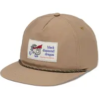 Black Diamond Snapback Cap Synthetic Rope
