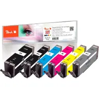 Peach Tinte Canon PGI-550/CLI-551,Multi-6-Pack C, M, Y, BK
