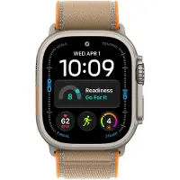Apple 49 mm Trail Loop Sand – M/L – Titan Natur, Band, Smartwatch, Sand, , Watch 49 mm, Recyceltes Polyester, Recycled Elasthan, Recyceltes Nylon, Titan