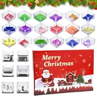Merkloos Elzusha - Adventskalender 2025 - 24 Puzzles für Erwachsene