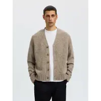 Selected Strickjacke "SLMCODY LS KNIT CARDIGAN NOOS" Wollmischung, regular fit