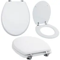 Grafner WC Sitz aus MDF weiss Toilettendeckel