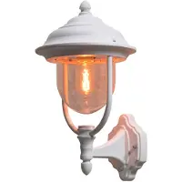 Konstsmide Parma Up weiß lackiertes Aluminium, klares Acrylglas 7223-250