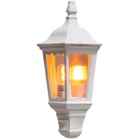 Konstsmide Firenze Bewegungsmelder weiß lackiertes Aluminium, klares Glas 7230-250