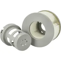 VHBW Filterkartusche kompatibel mit MSpa Elite Swimmingpool, Filterpumpe - Wasserfilter Grau Weiß