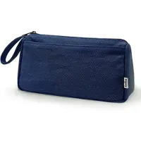 Merkloos Federmäppchen 22.5 x 6.5 x 11 cm, Oxford-Gewebe, dunkeldenim, für Schule