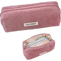 Merkloos Federmäppchen, Corduroy, 19 x 7 x 6 cm, Rosa, für Mädchen