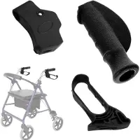 Merkloos Rollator Handbremse Set, Ersatzteil für Gehwagen, 22 mm, für Mobilität