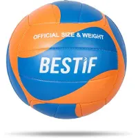 Merkloos Volleyball Größe 5, 21 cm Durchmesser, 280 g, für Innen- und Außentraining
