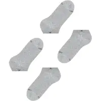 Burlington Sneakersocken "Everyday", Herren, Gr. 40-46, light grau, Baumwollmischung, unifarben, Socken Sneakersocken, unifarben, Einheitsgröße 40-46, eingestricktes -Logo