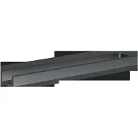 Keuco EDITION 11 Handtuchhalter 450 mm, starr, 2-armig, 11118130000, Farbe: Schwarzchrom gebürstet