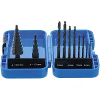Bgs Step Drill and Twist Drill Set, Stahl