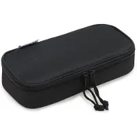 Merkloos Ovale Etui XL, extra große Kapazität, schwarz, für Schule und Büro