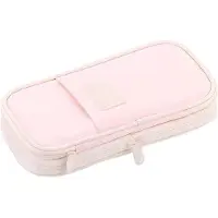 Merkloos Pencil Case, rosa, Faltfunktion, große Kapazität, für Schule