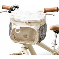 Merkloos Lenkertasche für Kinderfahrrad, wasserdichtes Oxford Material, für Laufrad, mit Reißverschluss, für Spielzeug