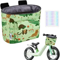 Merkloos Fahrradtasche für Kinder, Lenker Tasche mit Reflektierenden Streifen, Stabile Befestigung, Für Fahrrad oder