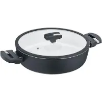 Berndes Servierpfanne mit Glasdeckel Induktion Enduro Balance Berndes Schwarz